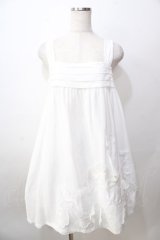 Jane Marple / Trail モチーフチュニックジャンパースカート M シロ Y-25-09-13-087-JM-OP-SZ-ZT510