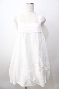 Jane Marple / Trail モチーフチュニックジャンパースカート M シロ Y-25-09-13-087-JM-OP-SZ-ZT510