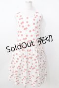 Jane Marple / Skipping cherries バックリボンドレス M ホワイト Y-25-09-13-089-JM-OP-SZ-ZY