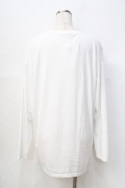 画像2: GHOST of HARLEM / 蜘蛛の巣プリントカットソー  白 Y-25-09-13-009-GL-TO-AS-ZY