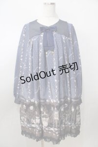 metamorphose / Star Rose　Aラインワンピース  紺 Y-25-09-13-092-ME-OP-SZ-ZY