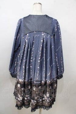 画像2: metamorphose / Star Rose　Aラインワンピース  紺 Y-25-09-13-092-ME-OP-SZ-ZY