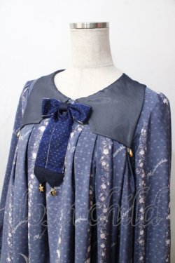 画像3: metamorphose / Star Rose　Aラインワンピース  紺 Y-25-09-13-092-ME-OP-SZ-ZY