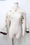 metamorphose / 春告げ鳥の恋うらら着物袖ボレロ  オフ白 Y-25-09-13-093-ME-TO-SZ-ZY