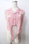 Swankiss / 3Dフラワー付チェリー刺繍シャツ F アカ Y-25-09-13-094-CA-BL-SZ-ZY