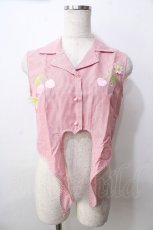 画像1: 【SALE】Swankiss / 3Dフラワー付チェリー刺繍シャツ F アカ Y-25-09-13-094-CA-BL-SZ-ZT107 (1)