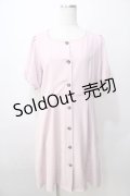 F&A / スクエアネックループピコ使いワンピース F ピンク Y-25-09-13-099-LO-OP-SZ-ZT356