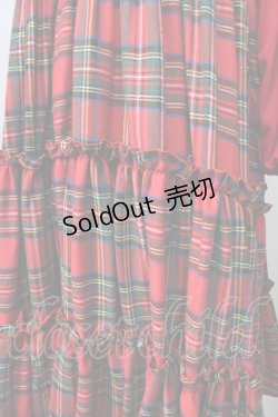 画像4: HEIHEI / ジャージワンピース  赤チェック×紺 Y-25-09-13-101-PU-OP-SZ-ZY