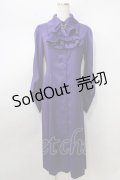 ATELIER PIERROT / “Narcissus” ロングワンピース  パープル Y-25-09-13-104-EL-OP-SZ-ZY
