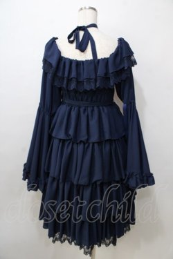 画像2: Vallee lys / Coquelicot dress (ミディアム)  ネイビー Y-25-09-13-107-GO-OP-SZ-ZY