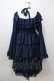 画像2: Vallee lys / Coquelicot dress (ミディアム)  ネイビー Y-25-09-13-107-GO-OP-SZ-ZY (2)
