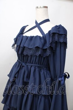 画像3: Vallee lys / Coquelicot dress (ミディアム)  ネイビー Y-25-09-13-107-GO-OP-SZ-ZY