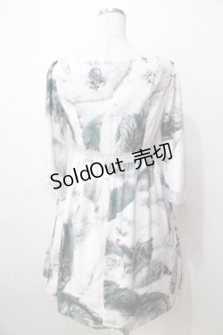 画像2: MILK / Little foxドレス  ホワイトグレー Y-25-09-13-109-ML-OP-SZ-ZY