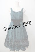 Victorian maiden / ローズフロッキーシフォンドレス  グリーン Y-25-09-13-114-CL-OP-SZ-ZY