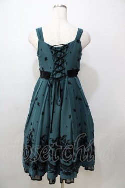 画像2: Victorian maiden / ローズフロッキーシフォンドレス  グリーン Y-25-09-13-114-CL-OP-SZ-ZY