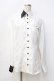 画像1: BPN FOR MEN / バイカラーシャツ M 白 Y-25-09-13-011-GO-BL-SZ-ZY (1)