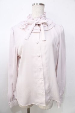 画像1: Ank Rouge / フリルカラーブラウス M ピンク Y-25-09-13-117-CA-BL-OW-ZY