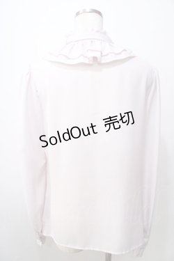 画像2: Ank Rouge / フリルカラーブラウス M ピンク Y-25-09-13-117-CA-BL-OW-ZY