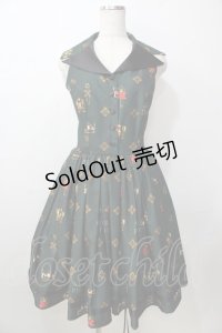 ATELIER PIERROT / Royal Crownベストワンピース  グリーン Y-25-09-13-121-EL-OP-SZ-ZY