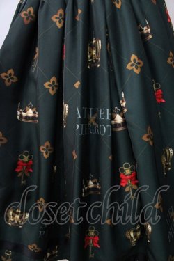 画像4: ATELIER PIERROT / Royal Crownベストワンピース  グリーン Y-25-09-13-121-EL-OP-SZ-ZY