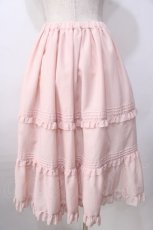 画像2: 【SALE】Melody BasKet / Bon Voyageスカート  ピンク Y-25-09-13-124-LO-SK-SZ-ZT312 (2)
