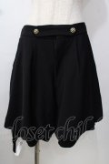 Princess Chronicles / 黒兎のお嬢様ハーフパンツ XL ブラック Y-25-09-13-125-PU-PA-SZ-ZY