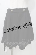 Princess Chronicles / 黒兎のお嬢様ハーフパンツ XL ブラック Y-25-09-13-125-PU-PA-SZ-ZY