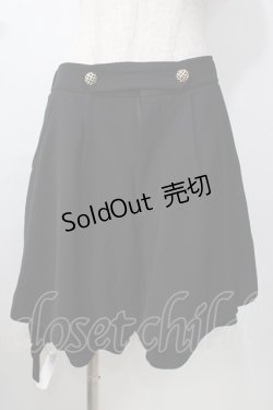 画像1: Princess Chronicles / 黒兎のお嬢様ハーフパンツ XL ブラック Y-25-09-13-125-PU-PA-SZ-ZY