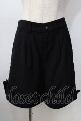 Princess Chronicles / 公爵騎士のブラックハーフパンツ L 黒 Y-25-09-13-126-PU-PA-SZ-ZY