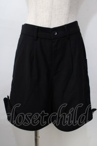 Princess Chronicles / 公爵騎士のブラックハーフパンツ L 黒 Y-25-09-13-126-PU-PA-SZ-ZY