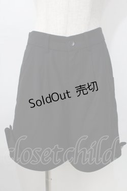 画像1: Princess Chronicles / 公爵騎士のブラックハーフパンツ L 黒 Y-25-09-13-126-PU-PA-SZ-ZY