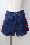画像1: 【SALE】Honey Cinnamon / デニムショートパンツ M インディゴ Y-25-09-13-128-LO-PA-SZ-ZT389 (1)