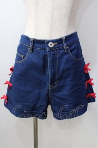 Honey Cinnamon / デニムショートパンツ M インディゴ Y-25-09-13-128-LO-PA-SZ-ZT389