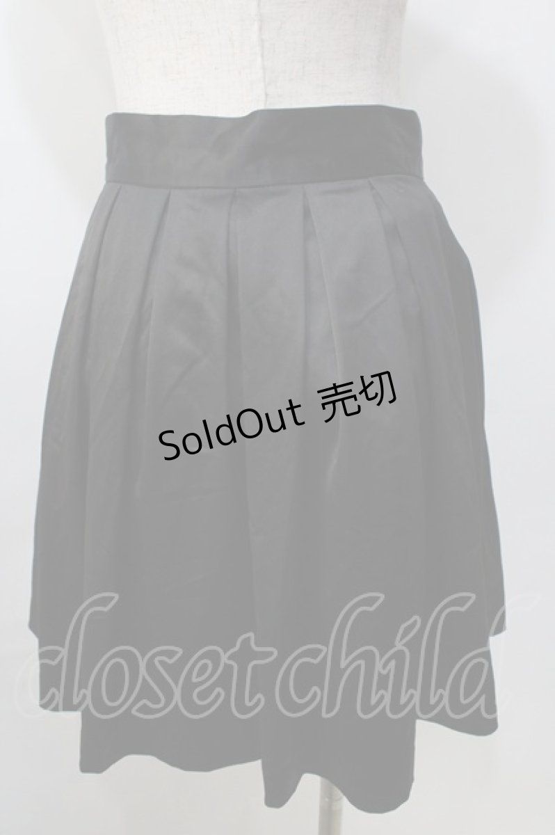 画像2: 【SALE】E hyphen world gallery / サテンスカート S 黒 Y-25-09-13-129-LO-SK-SZ-ZT393 (2)