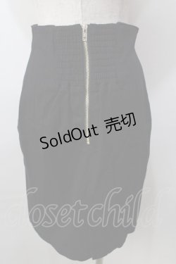 画像2: Ank Rouge / サイドZIPデニムタイトスカート M 黒 Y-25-09-13-132-CA-SK-SZ-ZY