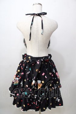 画像2: metamorphose / くまパティシエエプロン付きスカート  黒 Y-25-09-13-139-ME-SK-SZ-ZY