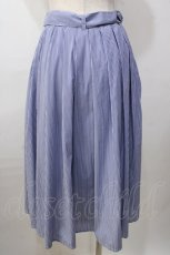 画像2: 【SALE】an another angelus / ストライプスカート F サックス Y-25-09-13-141-CA-SK-SZ-ZT357 (2)