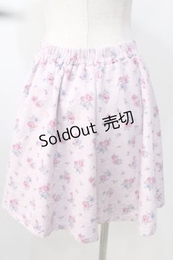 画像2: F i.n.t / バラ柄フレアスカート F ピンク Y-25-09-13-142-CA-SK-SZ-ZY