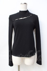 PUNK RAVE / Black Scar Top XS-S ブラック Y-25-09-13-016-PU-TO-SZ-ZY