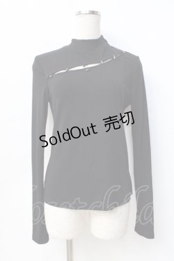 画像1: PUNK RAVE / Black Scar Top XS-S ブラック Y-25-09-13-016-PU-TO-SZ-ZY