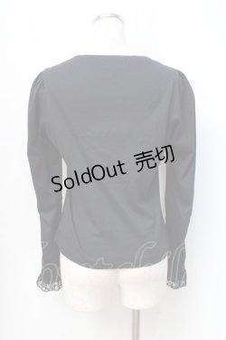 画像3: BPN / 胸元レースカットソー M 黒 Y-25-09-13-017-GO-TO-SZ-ZY