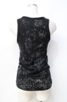 画像3: 【SALE】Sixh / 総柄タンク  黒 Y-25-09-13-022-HN-TO-SZ-ZT512 (3)