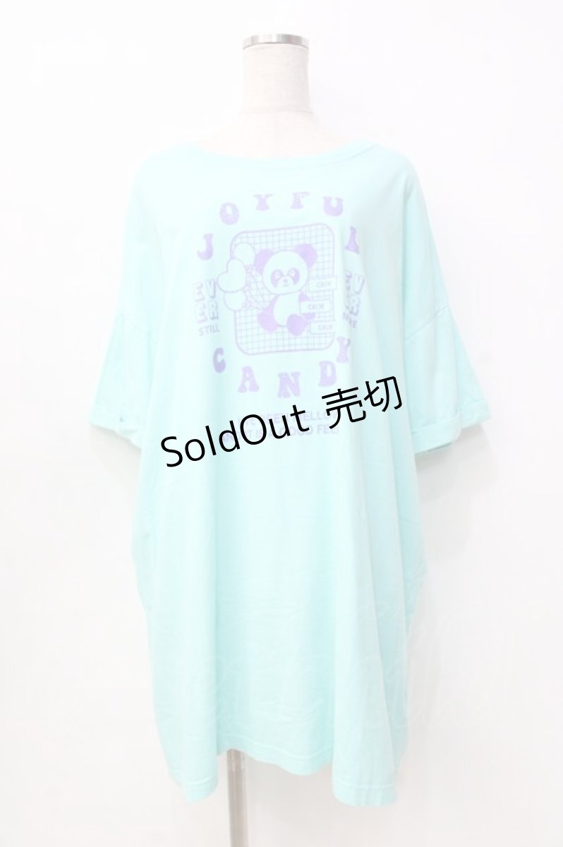 画像1: 【SALE】Candy Stripper / プリントTシャツ  ミント Y-25-09-13-023-PU-TO-SZ-ZT204 (1)