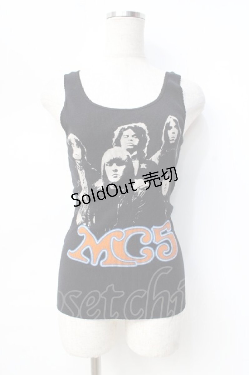 画像1: HYSTERIC GLAMOUR / MC5タンクトップ F 黒 Y-25-09-13-025-PU-TO-SZ-ZI (1)