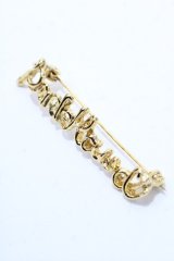 PINK HOUSE / BROCANTE ロゴブローチ  ゴールド Y-25-09-14-001-LO-AC-SZ-ZY