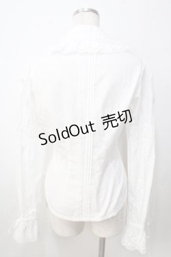 画像2: BABY,THE STARS SHINE BRIGHT / 後ろピンタックブラウス  白 Y-25-09-14-040-BA-BL-SZ-ZY