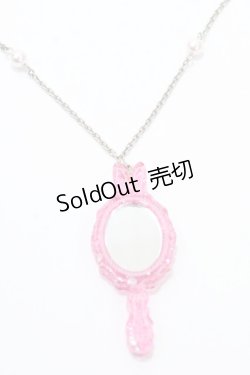 画像2: Angelic Pretty / Bunny Mirrorネックレス  ピンク Y-25-09-14-005-AP-AC-SZ-ZS