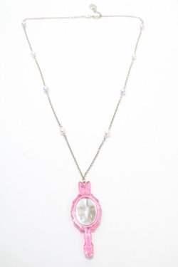 画像3: Angelic Pretty / Bunny Mirrorネックレス  ピンク Y-25-09-14-005-AP-AC-SZ-ZY
