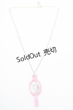 画像3: Angelic Pretty / Bunny Mirrorネックレス  ピンク Y-25-09-14-005-AP-AC-SZ-ZS