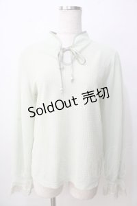 axes femme / 接触冷感ラメ刺繍Ｔシャツ F ミント Y-25-09-14-050-AX-TS-SZ-ZI